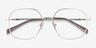 Reality Gold MetalEyeglass Frames from EyeBuyDirect, Closed View