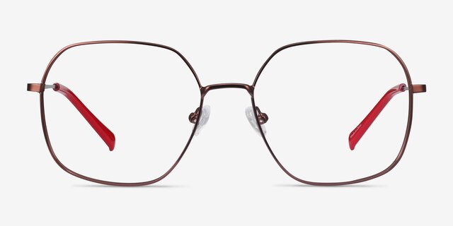 Reality Copper MetalEyeglass Frames from EyeBuyDirect, Front View