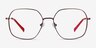 Reality Copper MetalEyeglass Frames from EyeBuyDirect, Front View