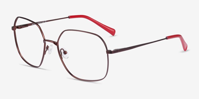 Reality Copper MetalEyeglass Frames from EyeBuyDirect, Angle View