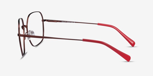 Reality Copper MetalEyeglass Frames from EyeBuyDirect, Side View