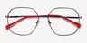 Reality Copper MetalEyeglass Frames from EyeBuyDirect, Closed View