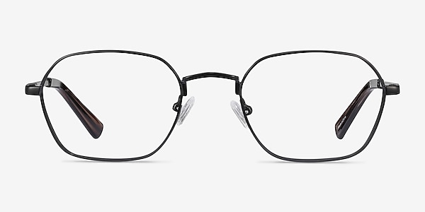 Space Matte Black Métal Montures de lunettes de vue