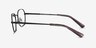 Space Matte Black MetalEyeglass Frames from EyeBuyDirect, Side View
