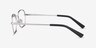 Space Matte Gunmetal MetalEyeglass Frames from EyeBuyDirect, Side View