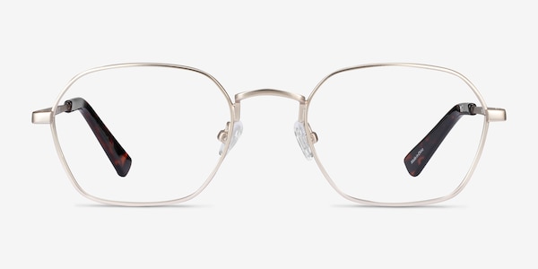 Space Gold Metal Eyeglass Frames