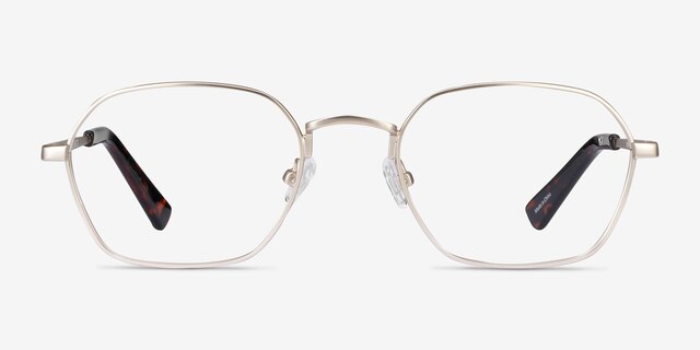Space Gold MetalEyeglass Frames from EyeBuyDirect, Front View