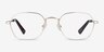 Space Gold MetalEyeglass Frames from EyeBuyDirect, Front View