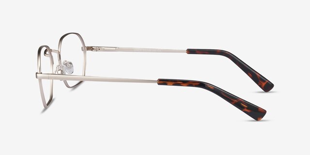 Space Gold MetalEyeglass Frames from EyeBuyDirect, Side View