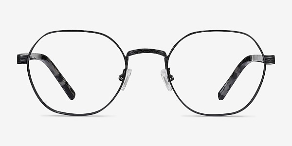 Fantasy Black Acetate-metal Eyeglass Frames