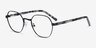 Fantasy Black Acetate-metalEyeglass Frames from EyeBuyDirect, Angle View
