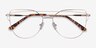 Surprise Matte Light Gold MétalMontures de lunettes de vue d'EyeBuyDirect, Vue Rapprochée