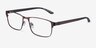 Special Brown Carbon-fiberEyeglass Frames from EyeBuyDirect, Angle View