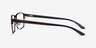 Special Brown Carbon-fiberEyeglass Frames from EyeBuyDirect, Side View