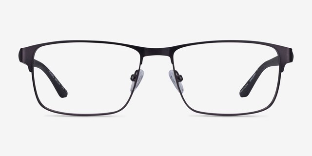 Special Gunmetal Carbon-fiberEyeglass Frames from EyeBuyDirect, Front View