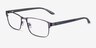 Special Gunmetal Carbon-fiberEyeglass Frames from EyeBuyDirect, Angle View