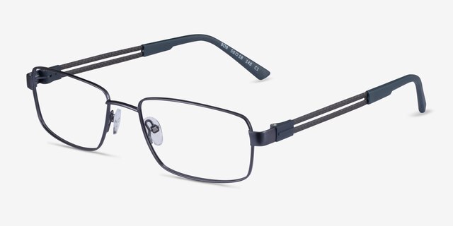 Bob Navy Carbon-fiberEyeglass Frames from EyeBuyDirect, Angle View