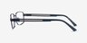 Bob Navy Carbon-fiberEyeglass Frames from EyeBuyDirect, Side View