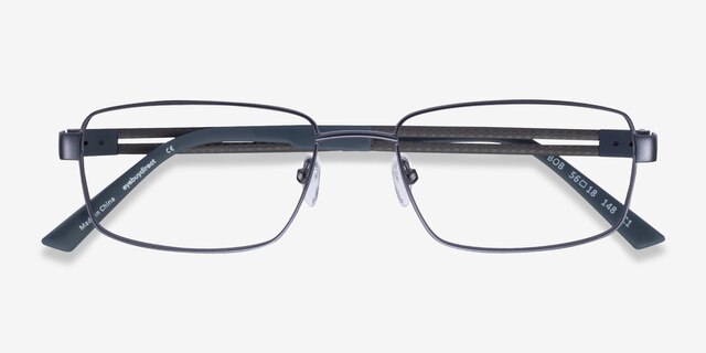 Bob Navy Carbon-fiberEyeglass Frames from EyeBuyDirect, Closed View