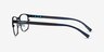 Clint Petrol Blue Carbon-fiberMontures de lunettes de vue d'EyeBuyDirect, Vue de Côté