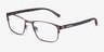 Clint Brown Carbon-fiberEyeglass Frames from EyeBuyDirect, Angle View