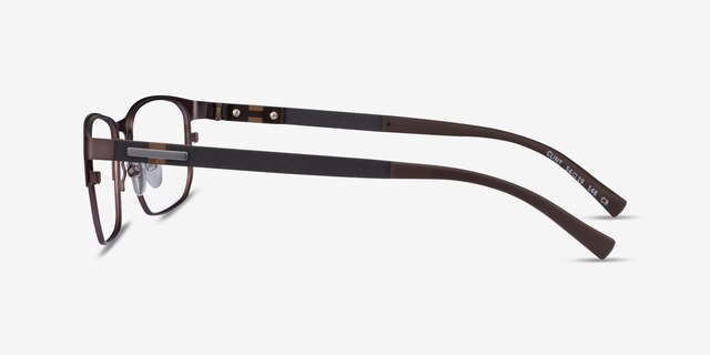 Clint Brown Carbon-fiberEyeglass Frames from EyeBuyDirect, Side View