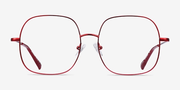 Movement Red Metal Eyeglass Frames