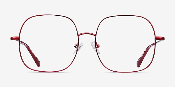 Movement Red Metal Eyeglass Frames
