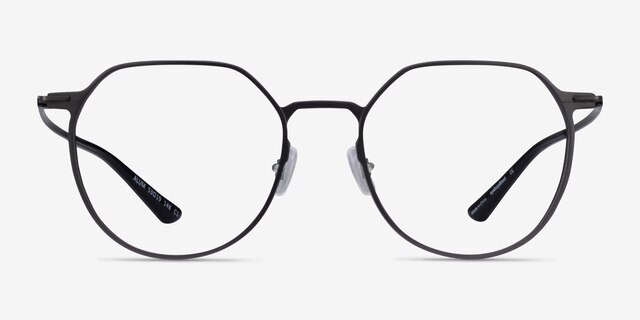 Alum Gunmetal Aluminium-alloyEyeglass Frames from EyeBuyDirect, Front View