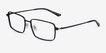 Celsius Black Aluminium AlloyEyeglass Frames from EyeBuyDirect, Angle View