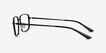 Celsius Black Aluminium AlloyEyeglass Frames from EyeBuyDirect, Side View