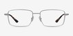 Celsius Light Silver Aluminium AlloyEyeglass Frames from EyeBuyDirect, Front View