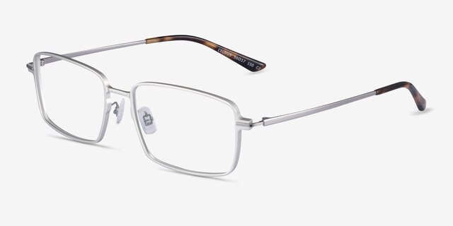 Celsius Light Silver Aluminium-alloyMontures de lunettes de vue d'EyeBuyDirect, Vue d'Angle