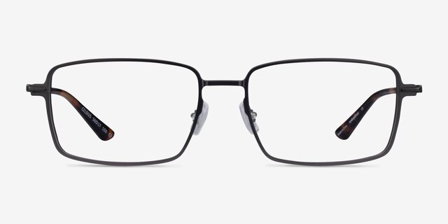 Celsius Gunmetal Aluminium-alloyEyeglass Frames from EyeBuyDirect, Front View