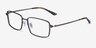 Celsius Gunmetal Aluminium-alloyEyeglass Frames from EyeBuyDirect, Angle View