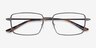Celsius Gunmetal Aluminium-alloyEyeglass Frames from EyeBuyDirect, Closed View
