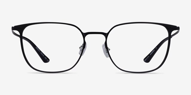 Density Black Aluminium-alloyEyeglass Frames from EyeBuyDirect, Front View