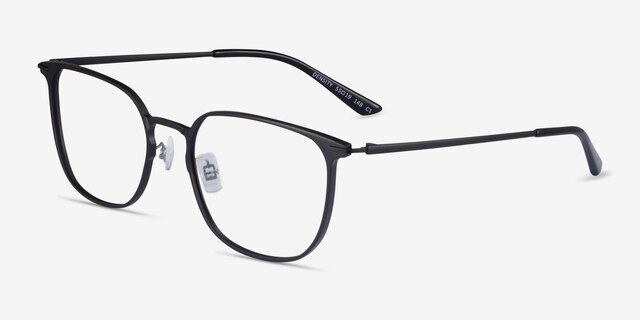Density Black Aluminium-alloyEyeglass Frames from EyeBuyDirect, Angle View