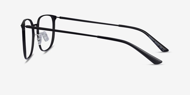Density Black Aluminium-alloyEyeglass Frames from EyeBuyDirect, Side View