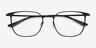 Density Black Aluminium-alloyEyeglass Frames from EyeBuyDirect, Closed View