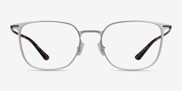Density Light Silver & Gunmetal Aluminium-alloy Montures de lunettes de vue