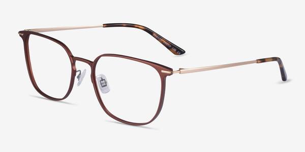 Brown & Gold Density -  Aluminium-alloy Eyeglasses