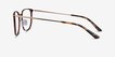 Density Brown & Gold Aluminium AlloyEyeglass Frames from EyeBuyDirect, Side View
