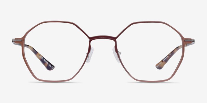 Alloy Brown & Gunmetal Aluminium-alloy Montures de lunettes de vue d'EyeBuyDirect