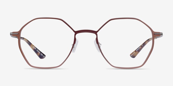 Alloy Brown & Gunmetal Aluminium-alloy Eyeglass Frames from EyeBuyDirect