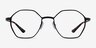 Alloy Black Aluminium-alloyEyeglass Frames from EyeBuyDirect, Front View