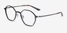 Alloy Black Aluminium-alloyEyeglass Frames from EyeBuyDirect, Angle View