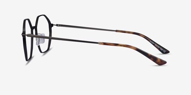 Alloy Black Aluminium-alloyEyeglass Frames from EyeBuyDirect, Side View
