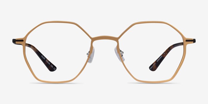 Alloy Gold & Black Aluminium-alloy Montures de lunettes de vue d'EyeBuyDirect