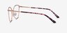 Trance Rose Gold MetalEyeglass Frames from EyeBuyDirect, Side View